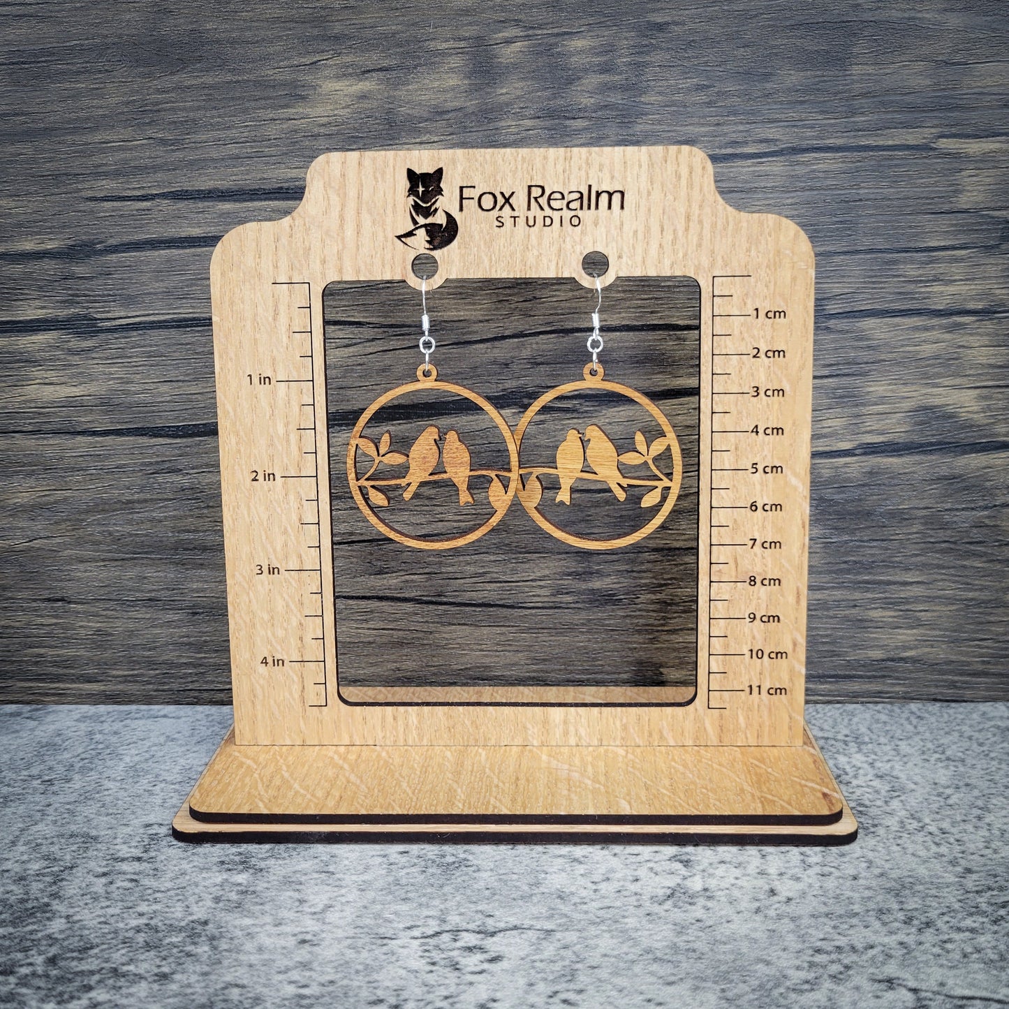 Love Bird Dangle Earrings – Birch Wood Romantic Jewelry